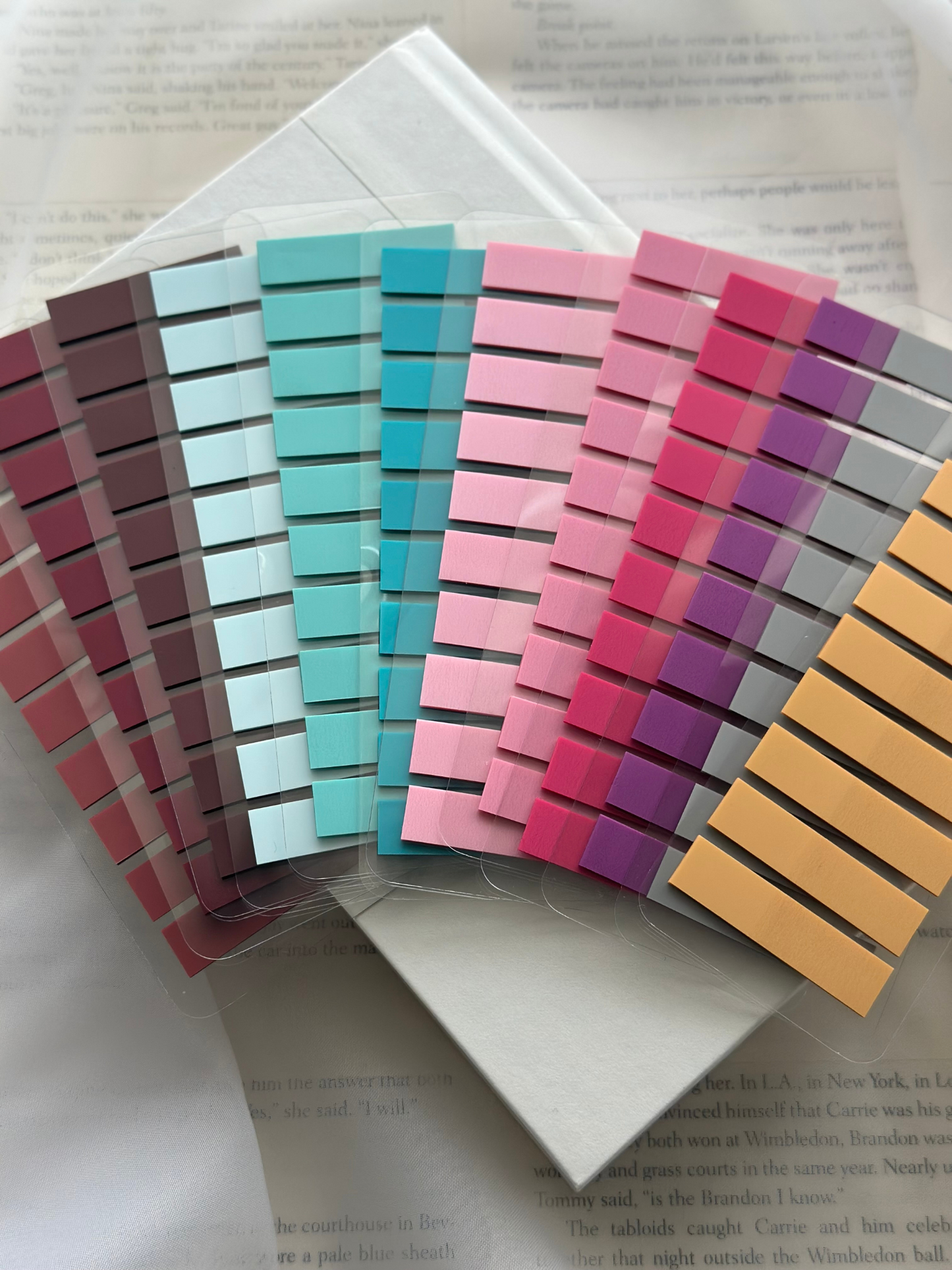 Solid Color 10 Tab Set
