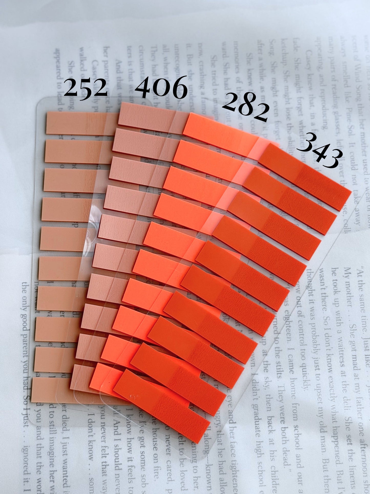 Custom Color 4 Tab Set