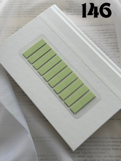 Solid Color 10 Tab Set