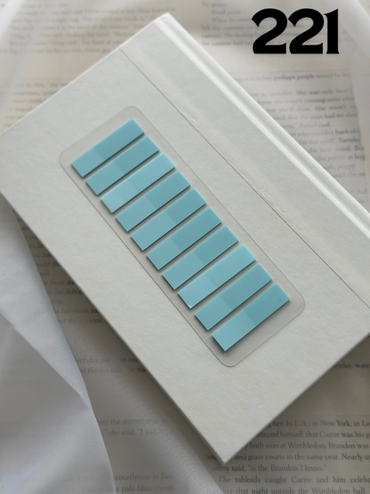 Solid Color 10 Tab Set