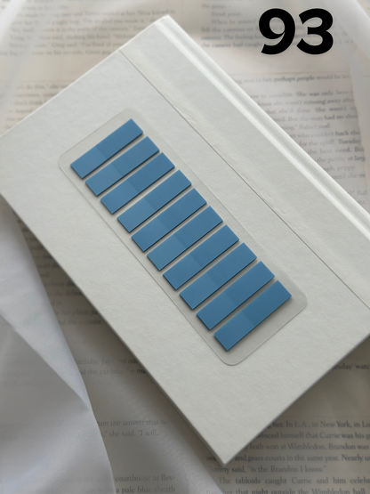 Solid Color 10 Tab Set