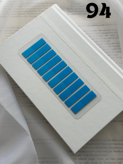 Solid Color 10 Tab Set