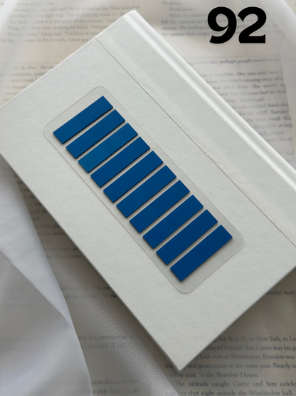 Solid Color 10 Tab Set