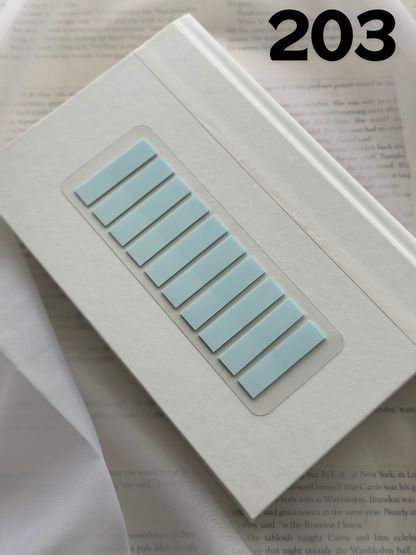 Solid Color 10 Tab Set