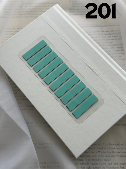 Solid Color 10 Tab Set