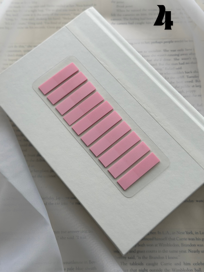 Solid Color 10 Tab Set