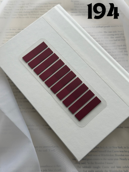 Solid Color 10 Tab Set