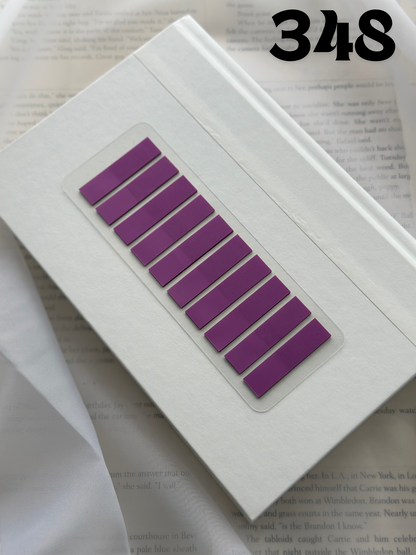 Solid Color 10 Tab Set