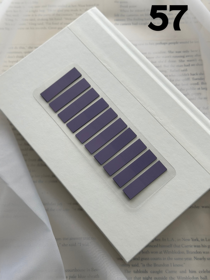 Solid Color 10 Tab Set