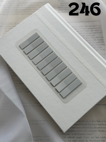 Solid Color 10 Tab Set