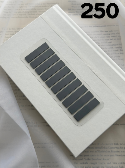 Solid Color 10 Tab Set