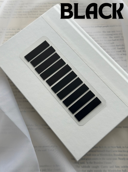 Solid Color 10 Tab Set