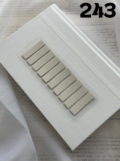 Solid Color 10 Tab Set