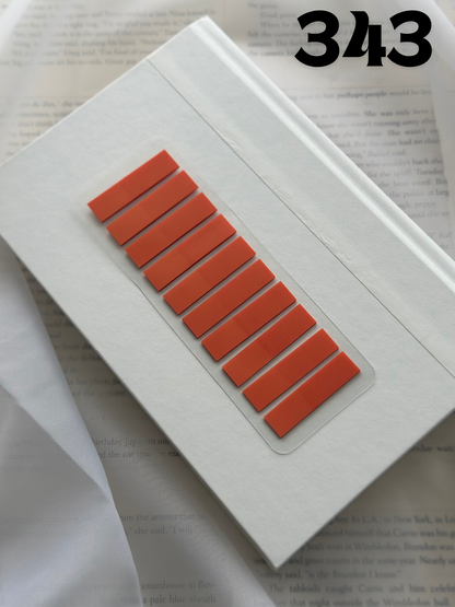 Solid Color 10 Tab Set