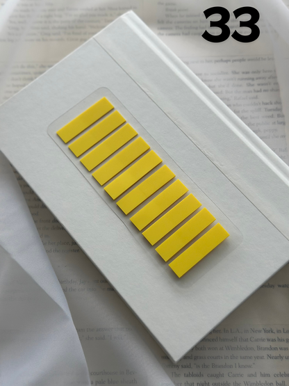 Solid Color 10 Tab Set