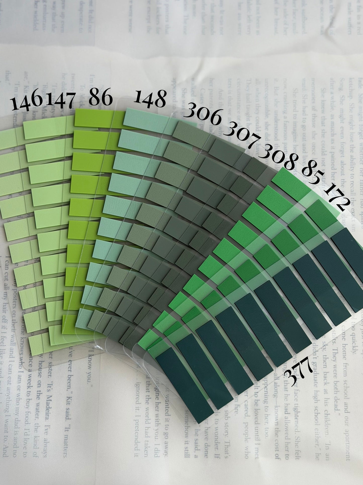 Custom Color 4 Tab Set