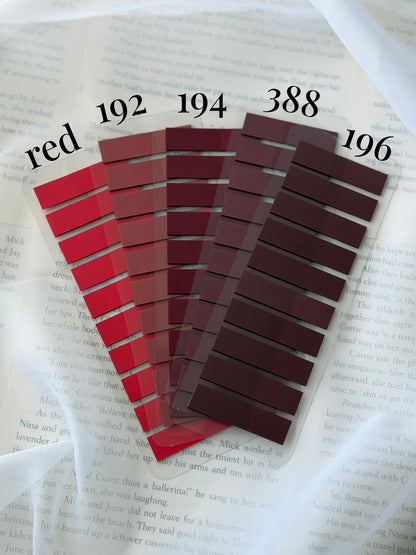 Custom Color 4 Tab Set