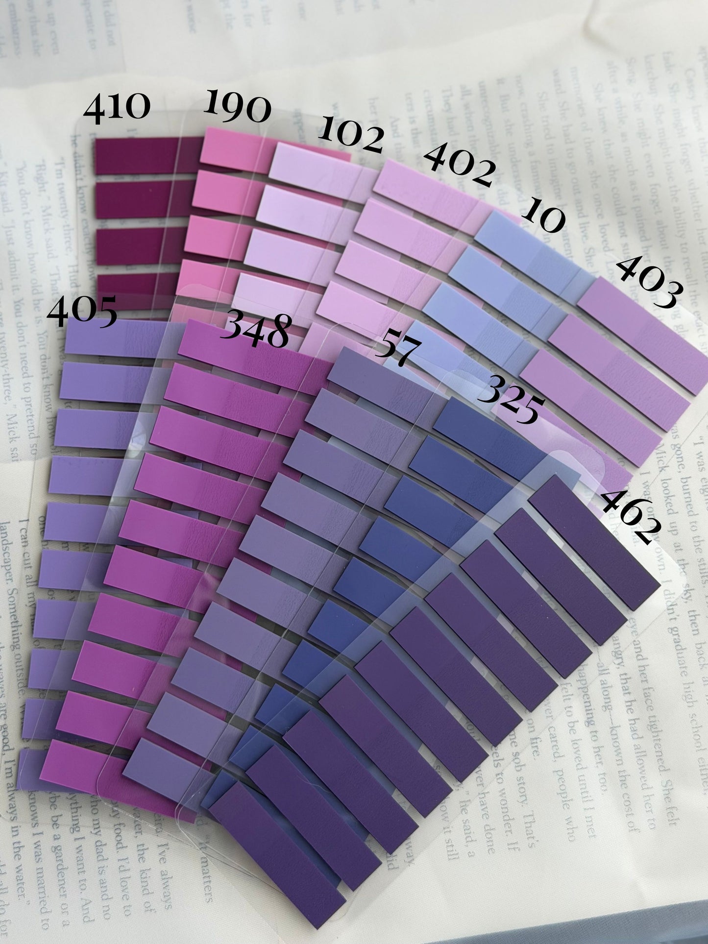 Custom Color 4 Tab Set