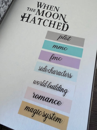 Annotation Key/Legend Sticker Sheet