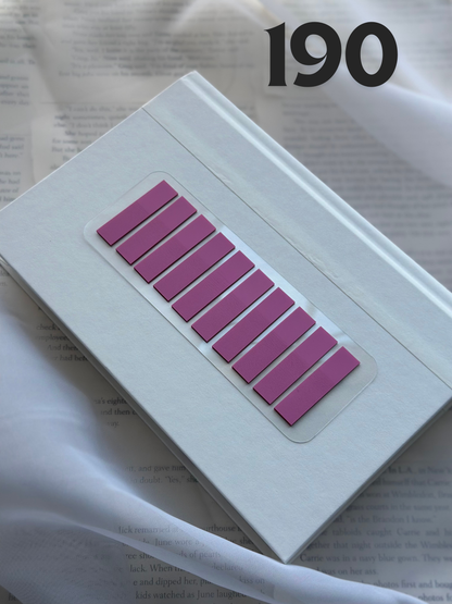 Solid Color 10 Tab Set