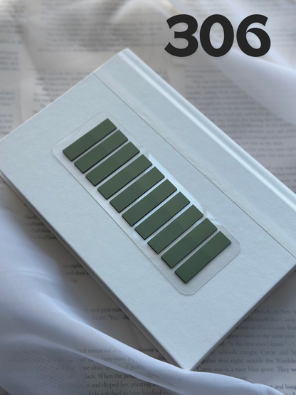 Solid Color 10 Tab Set